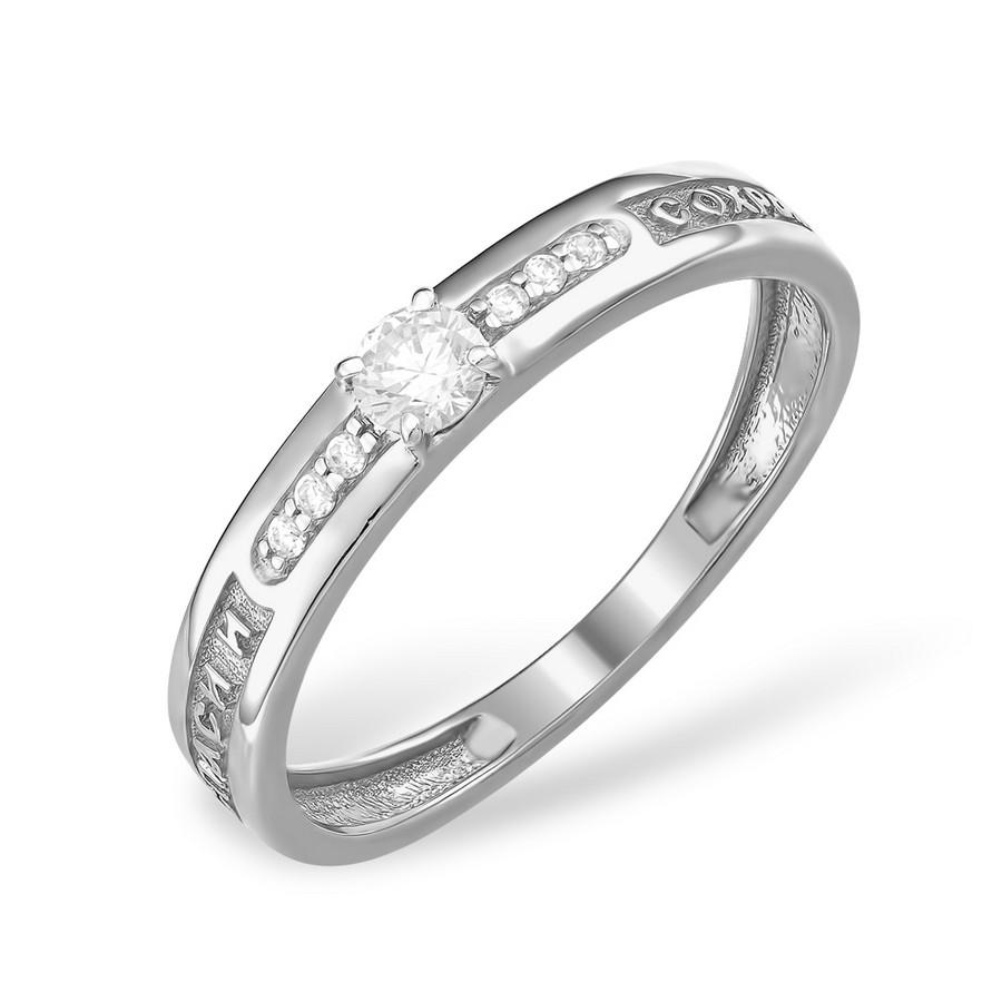 Кольцо, серебро, фианит, 10100111792-501